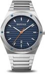 BERING Herren Uhr Quarz Movement - Classic Collection mit Edelstahl und...