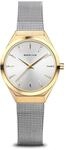 BERING Damen Uhr analog Quarz mit Milanaise-Armband 18729-010