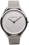 BERING Damen und Herren Uhr Quarz Movement - Ultra Slim Collection mit Edelstahl und