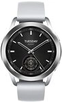 Xiaomi Watch S3 Smartwatch, 1,43" AMOLED Display, bis zu 15 Tage Akkulaufzeit,