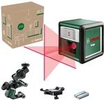 Bosch Kreuzlinienlaser Quigo mit Universalklemme MM 2 (einfaches und pr&auml;zises