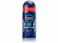 NIVEA MEN Dry Active Deo Roll-On (50 ml), effektives Anti-Transpirant für ein