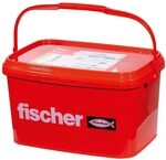 fischer Spreizd&uuml;bel SX Plus 12 x 60, praktischer Eimer mit 350 Nylond&uuml;beln, D&uuml;bel