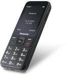 Panasonic KX-TF200EXB Mobiltelefon, Dualband-GSM 900/1800 MHz, 2,4" TFT-Farb-LCD, 0,3
