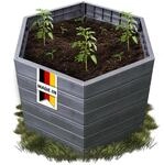 Garantia Ergo Hochbeet L 75 Wood, inkl. Flora Wassersparsystem - Blumentopf,