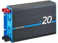 ECTIVE Reiner Sinsus Wechselrichter SI20-2000W, 24V auf 230V, USB,...