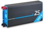 ECTIVE Wechselrichter 12V auf 230V TSI 25-2500W Reine Sinuswelle 