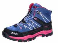 CMP Kids Trekking Shoes Kinder Rigel Mid Trekkingschuhe Wp, Ocean-Fuxia, 37, EU