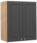Vicco H&auml;ngeschrank Fame-Line, Anthrazit-Gold, 60 cm