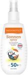 PAEDIPROTECT Sonnenspray Kinder Baby LSF 50+ 150 ml, Sonnencreme parf&uuml;mfreies Spray,