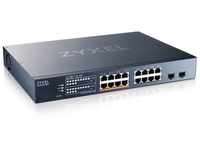 Zyxel XMG1915-18EP, 16-Port 2.5GbE, 2 SFP+, 8 x PoE++ 180W Smart Switch, hybird...
