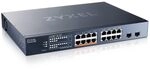 Zyxel Netzwerk PoE Switch 16 Port | Smart Managed LAN Splitter | 8X 2.5GbE + 8X GbE