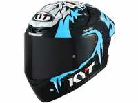 KYT TT-Course Masia Winter Test Helm (Blue/Black,S (55/56))