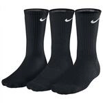 Nike Herren Socken Cushion Quarter 3er Pack, schwarz (black/white), Gr. XL