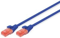 DIGITUS LAN Kabel Cat 6 &ndash; 2 m &ndash; U/UTP Ungeschirmt &ndash; 1 Gbit/s &ndash; 250 MHz &ndash;