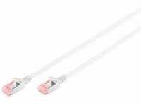 DIGITUS LAN Kabel Cat 6-4m - Slim - RJ45 Netzwerkkabel - U/FTP Geschirmt - Kompatibel