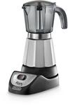 De'Longhi Alicia Plus EMKM6.B Mokkakanne (360&deg; drehbar, 550 W) Silber-Schwarz