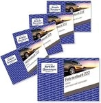 AVERY Zweckform 222-5 Softcover Fahrtenbuch PKW (Finanzamt anerkannt, DIN A6 quer