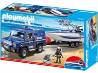 PLAYMOBIL 5187 Polizei-Truck mit Speedboot