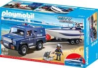 PLAYMOBIL 5187 Polizei-Truck mit Speedboot
