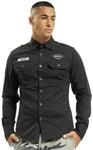 Brandit Herren Hemden Luis Vintage schwarz 5XL