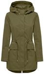 ONLY Damen &Uuml;bergangsjacke ONLLouise Parka leichte Jacke mit Kapuze 15312869 Capulet