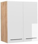 Vicco H&auml;ngeschrank Fame-Line, Wei&szlig; Hochglanz, 60 cm, zur Kombination mit weiteren