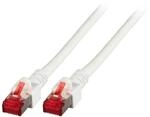 EFB Elektronik K5518.0,25 RJ45 Netzwerkkabel, Patchkabel CAT 6 S/FTP 25.00cm Wei&szlig;
