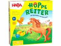 HABA 4321 - Hoppe Reiter Pferdestarkes Wettlaufspiel, für 2-4 Spieler von 3-12