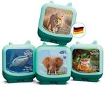 tonies Clever 4er Set Tierisch! Rekordverd&auml;chtig f&uuml;r Deine Toniebox,