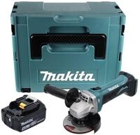 Makita DGA 452 M1J Akku Winkelschleifer 18 V 115 mm + 1x Akku 4,0 Ah + Makpac - ohne