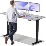 Desktronic HomePro H&ouml;henverstellbarer Schreibtisch 200 &times; 80 cm &ndash; Elektrischer