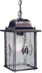 Elstead Lighting Au&szlig;enleuchte Kettenlaterne Pendelleuchte Schwarzes Silber H 34 cm
