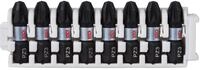 Bosch Professional 8tlg. Schrauber Bit Set Kreuzschlitz (Impact Control, PZ3 Bits,