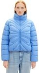 TOM TAILOR Denim Damen Lightwight Steppjacke mit Stehkragen, 18712 - Sicilian Blue,