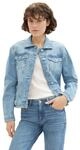 TOM TAILOR Damen Basic Jeansjacke, 10142 - Light Stone Blue Denim, XXXL