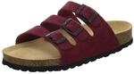 AFS-Schuhe 2133 Bequeme Pantoletten Damen aus Leder, Sandalen Damen flach Sommer