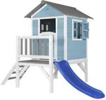 AXI Spielhaus Beach Lodge XL in Blau mit Rutsche in Blau | Stelzenhaus aus FSC...