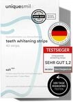 Uniquesmile Zahnaufhellungsstreifen Testsieger 2024 &ndash; Whitening Strips ohne Peroxid