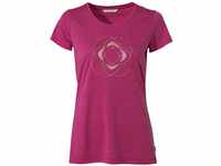 VAUDE Damen Women's Skomer Print Ii T-Shirt, Rich Pink, 40 EU