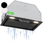 Klarstein Dunstabzugshaube 52cm, Abluft-Dunstabzugshaube mit...