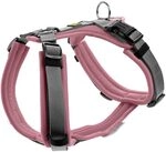 Hunter Hundegeschirr Maldon UP, Farbe: Altrosa/grau, weich gepolstert & komfortabel,