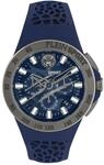 Plein Sport Herren Uhr Analog Quarz Thunderstorm Chrono PSABA0223 Silikon