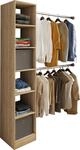 VCM Holz Kleiderschrank | offener Schrank | begehbarer Kleiderregal |...