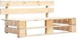 vidaXL Holz Gartenbank f&uuml;r den Innen- und Au&szlig;enbereich Holzbank Sitzbank...
