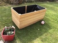Gartenwelt Riegelsberger Elegantes Hochbeet Kr&auml;uterbeet Pflanzbeet L&auml;rche