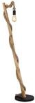 GLOBO LIGHTING Stehleuchte 1-flammig mit Holzstab und Hanfseil, H&ouml;he 150cm
