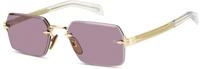 DAVID BECKHAM DB 7109/S GOLD CRYSTAL/PINK 56/20/145 Herrenbrillen Sonnenbrillen