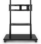 ViewSonic VB-STND-001-2C Trolley Wandhalterung mit Rollen f&uuml;r Monitore 55/65/70 und