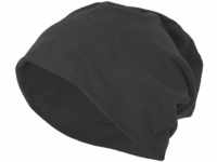 Build Your Brand BY002-Jersey Beanie, Charcoal, one Size